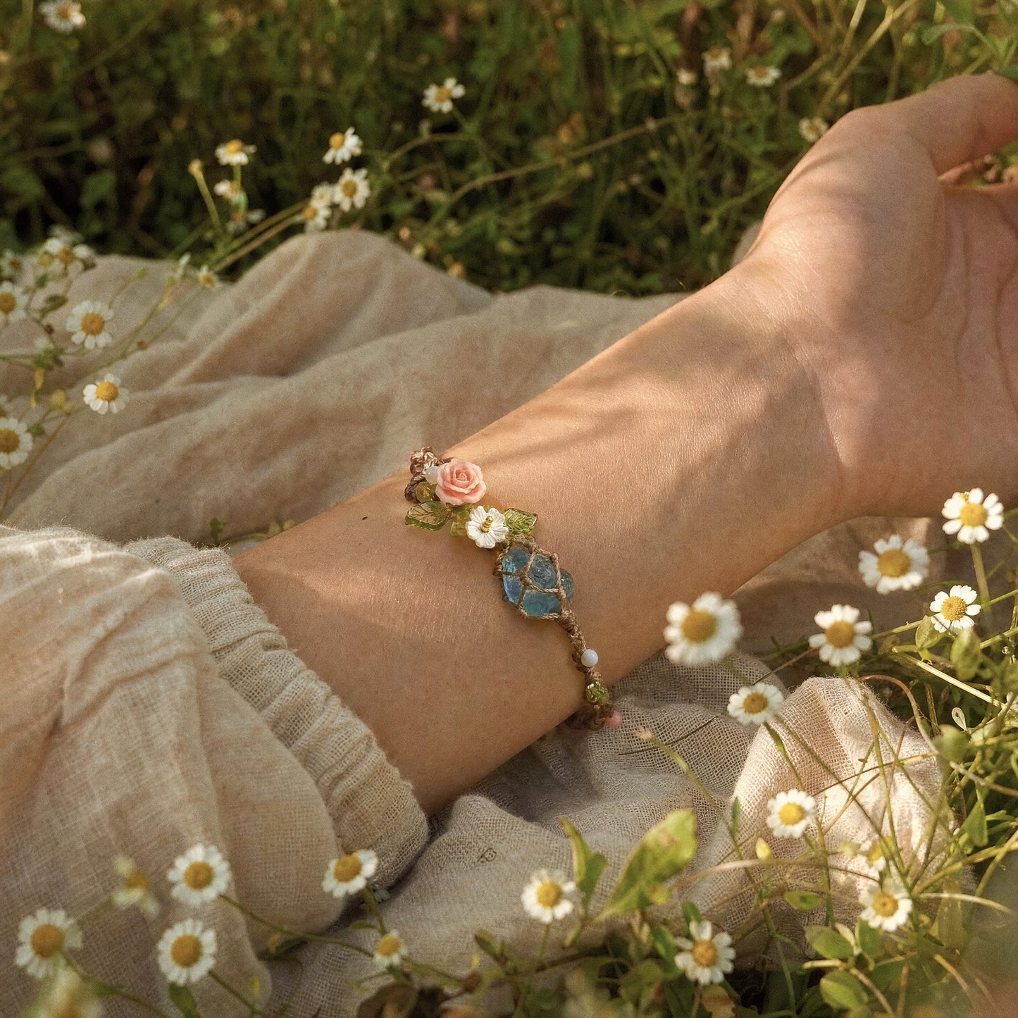 The Wildflower Crystal Bracelet