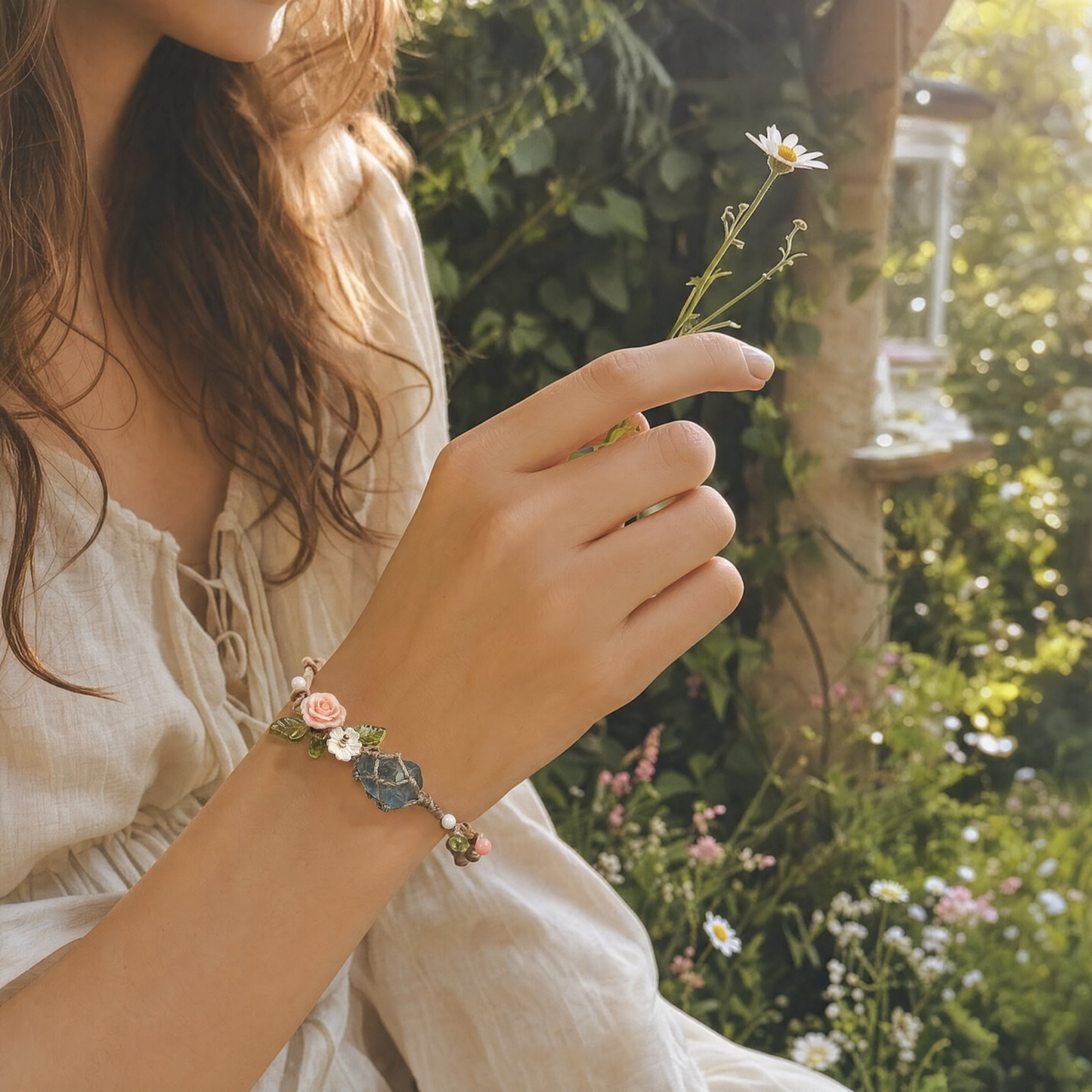 The Wildflower Crystal Bracelet